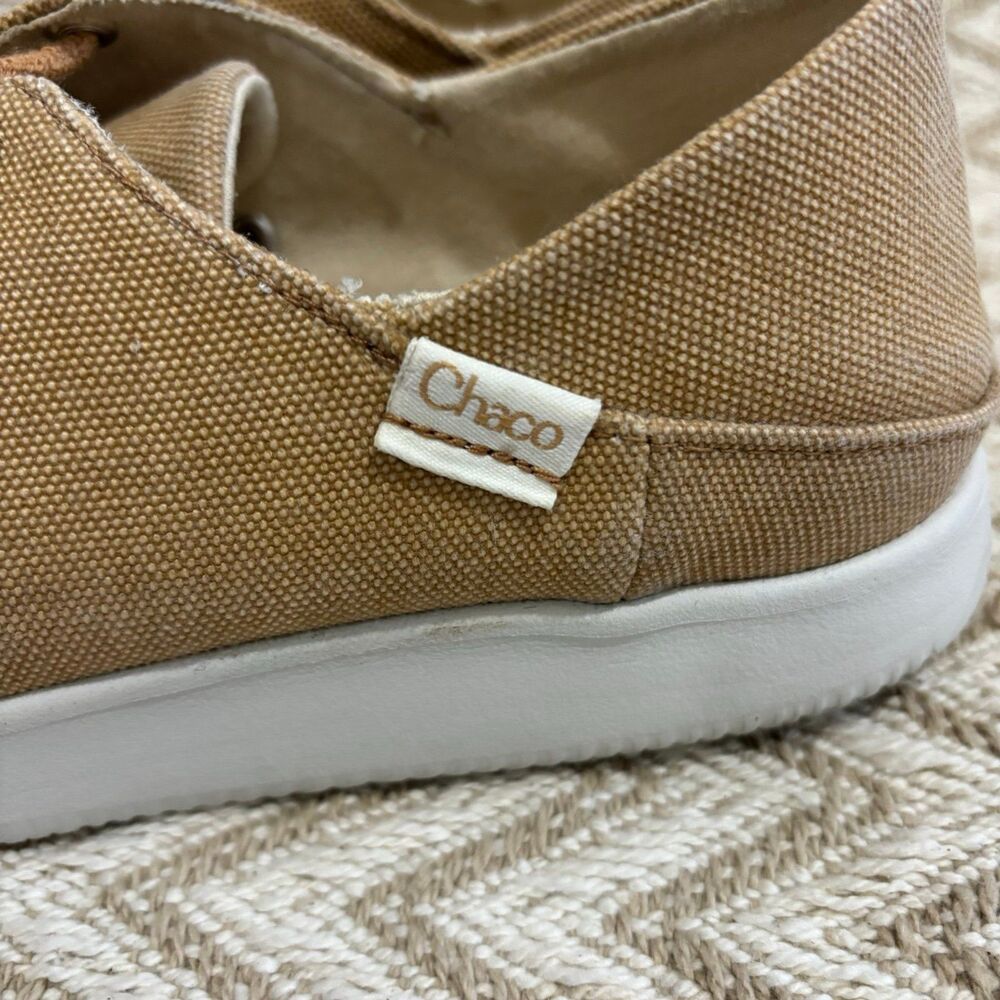 Chaco Women's Chillos Slip On Canvas Sneaker Doe Size 9.5 - Picture 5 of 10